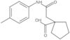 1-[2-[(4-Methylphenyl)amino]-2-oxoethyl]cyclopentanecarboxylic acid