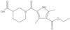1-[[4-(Ethoxycarbonyl)-3,5-dimethyl-1H-pyrrol-2-yl]carbonyl]-3-piperidinecarboxylic acid