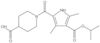 1-[[3,5-Dimetil-4-[(1-metiletoxicabonil)-1H-pirrol-2-il]carbonil]-4-piperidinocarboxilico acido