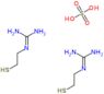 2-(2-sulfanylethyl)guanidine sulfate (2:1)