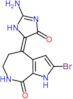 (4E)-4-(2-amino-5-oxo-3,5-dihydro-4H-imidazol-4-ylidene)-2-bromo-4,5,6,7-tetrahydropyrrolo[2,3-c...