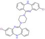 11,11'-piperazine-1,4-diylbis(8-chloro-5H-dibenzo[b,e][1,4]diazepine)