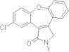 11-Chloro-2,3-dihydro-2-methyl-1H-dibenz[2,3:6,7]oxepino[4,5-c]pyrrol-1-one