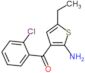 (2-amino-5-ethylthiophen-3-yl)(2-chlorophenyl)methanone