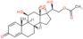 (11beta,20S)-11,17,20-trihydroxy-3-oxopregna-1,4-dien-21-yl acetate