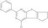 4-Chloro-6,7-dihydro-2-(3-pyridinyl)-5H-cyclopenta[4,5]thieno[2,3-d]pyrimidine