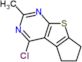 4-Chloro-6,7-dihydro-2-methyl-5H-cyclopenta[4,5]thieno[2,3-d]pyrimidine