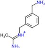 N-[(1E)-1-aminoethylidene][3-(ammoniomethyl)phenyl]methanaminium