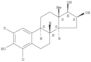 Estra-1,3,5(10)-triene-2,4-d2-3,16,17-triol,(16b,17b)- (9CI)