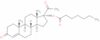 17-[(1-Oxoheptyl)oxy]pregn-4-ene-3,20-dione