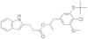 Ethyl 1-[(4-chlorophenyl)methyl]-3-[(1,1-dimethylethyl)thio]-5-methoxy-α,α-dimethyl-1H-indole-2-pr…