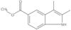 1H-Indole-5-carboxylic acid, 2,3-dimethyl-, methyl ester