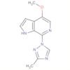 1H-Pyrrolo[2,3-c]pyridine, 4-methoxy-7-(3-methyl-1H-1,2,4-triazol-1-yl)-