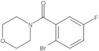 (2-Bromo-5-fluorophenyl)-4-morpholinylmethanone