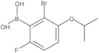 B-[2-Bromo-6-fluoro-3-(1-methylethoxy)phenyl]boronic acid