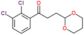 1-(2,3-dichlorophenyl)-3-(1,3-dioxan-2-yl)propan-1-one