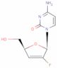 2',3'-dideoxy-2',3'-didehydro-2'-fluorocytidine