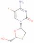2',3'-dideoxy-5-fluoro-3'-thiacytidine
