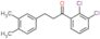 1-Propanone, 1-(2,3-dichlorophenyl)-3-(3,4-dimethylphenyl)-