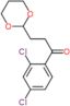 1-(2,4-dichlorophenyl)-3-(1,3-dioxan-2-yl)propan-1-one