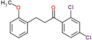 1-(2,4-dichlorophenyl)-3-(2-methoxyphenyl)propan-1-one