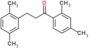 1-(2,4-dimethylphenyl)-3-(2,5-dimethylphenyl)propan-1-one