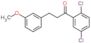 1-(2,5-dichlorophenyl)-3-(3-methoxyphenyl)propan-1-one