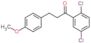 1-(2,5-dichlorophenyl)-3-(4-methoxyphenyl)propan-1-one