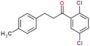 1-Propanone, 1-(2,5-dichlorophenyl)-3-(4-methylphenyl)-