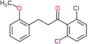 1-(2,6-dichlorophenyl)-3-(2-methoxyphenyl)propan-1-one