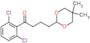 1-(2,6-dichlorophenyl)-4-(5,5-dimethyl-1,3-dioxan-2-yl)butan-1-one