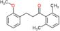 1-(2,6-dimethylphenyl)-3-(2-methoxyphenyl)propan-1-one