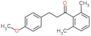 1-(2,6-dimethylphenyl)-3-(4-methoxyphenyl)propan-1-one