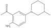 1-[2-Amino-5-(3-methyl-1-piperidinyl)phenyl]ethanone