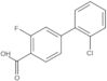 2′-Chloro-3-fluoro[1,1′-biphenyl]-4-carboxylic acid