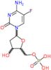 2'-deoxy-5-fluorocytidine 5'-(dihydrogen phosphate)