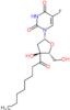 2'-deoxy-5-fluoro-3'-C-octanoyluridine