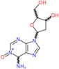 6-amino-9-(2-deoxypentofuranosyl)-1-oxo-6,9-dihydro-1H-purin-1-ium