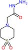 2-(1,1-dioxidothiomorpholin-4-yl)acetohydrazide