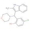 Phenol, 4-chloro-2-[(2-methyl-1H-indol-3-yl)-4-morpholinylmethyl]-