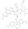 5'-O-(4,4-Dimethoxytrityl)-2'-O-[(tert-butyl)dimethylsilyl]-N-isobutyrylguanosine-3'-(2-cyanoeth...