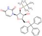 1-[(2R,3S,4S,5R)-3-[tert-butyl(dimethyl)silyl]oxy-4-hydroxy-5-(trityloxymethyl)tetrahydrofuran-2-y…