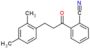 2-[3-(2,4-dimethylphenyl)propanoyl]benzonitrile