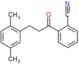 2-[3-(2,5-dimethylphenyl)propanoyl]benzonitrile