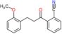 2-[3-(2-methoxyphenyl)propanoyl]benzonitrile