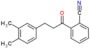 2-[3-(3,4-dimethylphenyl)propanoyl]benzonitrile