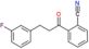 2-[3-(3-fluorophenyl)propanoyl]benzonitrile