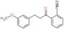 2-[3-(3-methoxyphenyl)propanoyl]benzonitrile