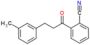 2-[3-(m-tolyl)propanoyl]benzonitrile