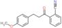 2-[3-(4-Methoxyphenyl)-1-oxopropyl]benzonitrile